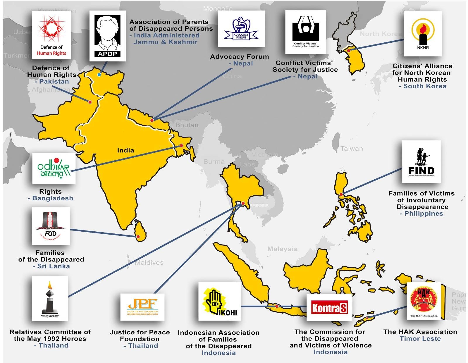 AFAD map